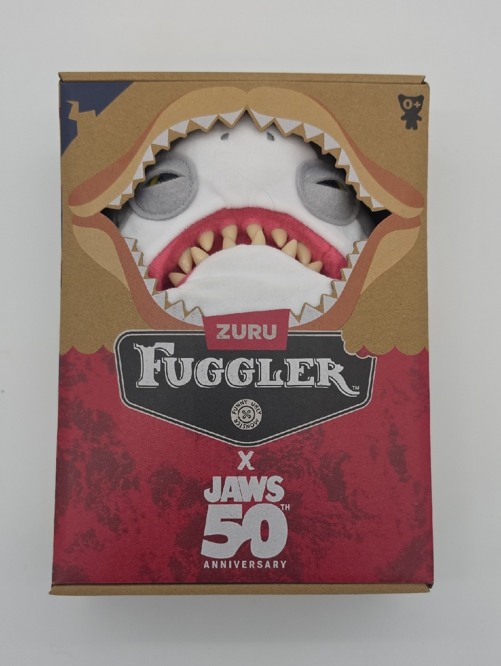 Fuggler Jaws 50th Anniversary White Shark Plush
